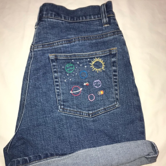 Jones New York Pants - hand embroidered vintage mom shorts! ✨